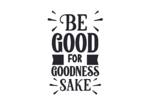 Be Good for Goodness Sake Christmas Design