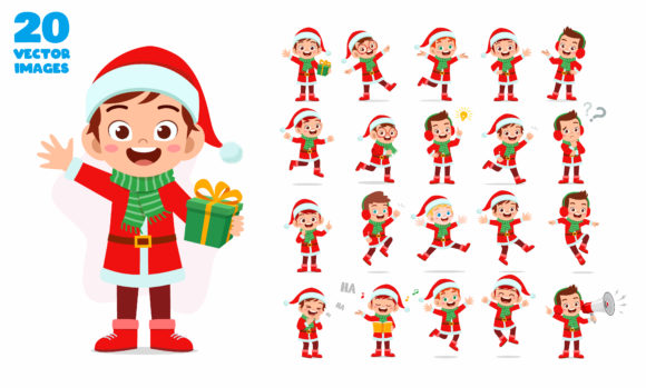 Boy Wear Christmas Santa Dress Set
