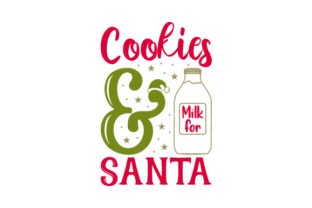 Christmas Cookies Milk for Santa