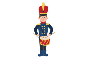 Drummer Boy: A Festive Graphic Design Asset