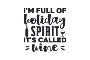 I'm Full of Holiday Spirit for Christmas Crafting