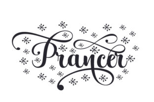 Prancer: A Festive Graphic Design Asset for Christmas Projects