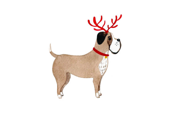 Red Antlers for Christmas