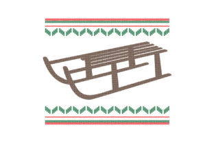 Sled Ugly Sweater Style for Christmas Content